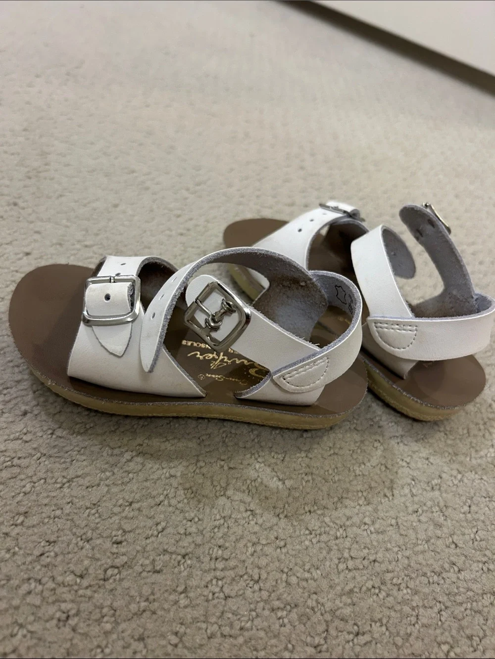 Sun-San White Saltwater Sandals